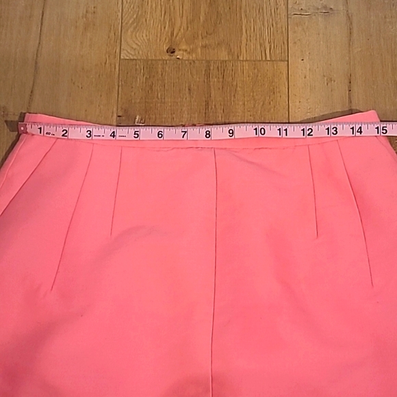 J Crew Coral Pink Mini Skirt - Picture 4 of 6